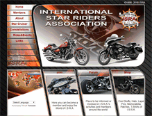 Tablet Screenshot of international-star-riders.com